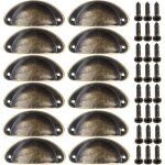 12 pices poigne de coquille vintage commode meubles de cuisine en fer courb poigne de porte darmoire ...