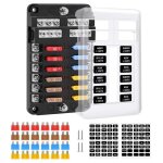 12 voies boîte fusibles 12v - porte fusible blocs fusible lame - noir24 fusiblesledcouvercle de protection ... 12 voies boîte fusibles 12v - porte fusible blocs fusible lame - noir24 fusiblesledcouvercle de protection ...