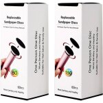120 disques abrasifs de remplacement pour r�pe �lectrique � pieds - p�dicure efficace (grit 80 & 150) ...