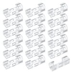 120 pices clips de cbles adhsifs supports organisateur de cbles ronds organisateur de cbles (transparent) ...
