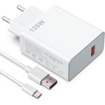 120w turbo usb c chargeur compatible avec xiaomi mi14 14 ultra 13 pro 12 12t 11 redmi k60 ultra note ...