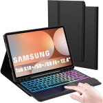 124 pouces galaxy tab s9 fe + / s9 + / s10 + Étui avec clavier qwertz : Éclairage diy 3 zones 7 couleurspavé ... 124 pouces galaxy tab s9 fe + / s9 + / s10 + Étui avec clavier qwertz : Éclairage diy 3 zones 7 couleurspavé ...