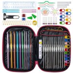 127 pi�ces accessoires n�cessaires � tricoter 22 pcs crochets de tricot aluminium assortiment de crochets ...