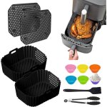 12pcs accessoires pour air fryer moule air fryer grille anti projection moule muffins compatibles avec ...