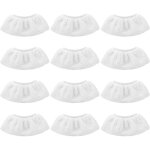 12pcs bonnettes microfibre lingettesblanc lingettes bonnettes accessoirecompatible avec la plupart des ...