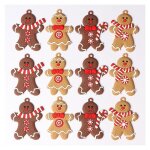 12pcs couleur chocolat ornement de noël bonhomme en pain dépice?décoration en dhomme de pain dépice pour ... 12pcs couleur chocolat ornement de noël bonhomme en pain dépice?décoration en dhomme de pain dépice pour ...
