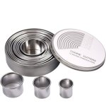12pcs emporte piece rond cercle patisserie emporte pi�ces cuisine