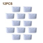 12pcs - filtres  eau  charbon actif de remplacement pour machines  caf cuisinart et cafetires