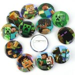 12pcs kit creation badge minecraft 44 mm composants de badges ronds avec broche pour cadeaux et fête ... 12pcs kit creation badge minecraft 44 mm composants de badges ronds avec broche pour cadeaux et fête ...