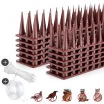 12pcs pic anti pigeon 5m - anti pigeons pour balcon - pic anti oiseaux en plastique - anti pigeon chats ...