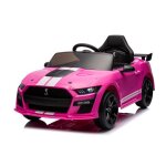 Voiture �lectrique pour enfants - ford mustang - gt500 - rose - t�l�commande parentale - 4 roues
