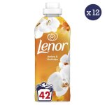 12x42 lavages ambre et orchid�e - adoucissant lenor