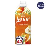 12x42 lavages orange et verveine - adoucissant lenor
