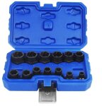 13 pi�ces impact endommag� boulon �crou extracteur douille ensemble doutils boulon �crou vis enl�vement ...