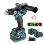 Perceuse - visseuse � percussion - yofidra - yofidra - 18v sans fil - mandrin 13 mm - brushless 2x2ah ...