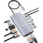 14 - en - 1 docking station double moniteur hub usb c vers dual hdmi displayport ethernet rj45 100w pdusb ...