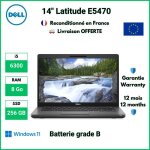 14 dell latitude e5470 i5 - 6300 8 go ram 256 ssd windows 11 pro - batterie grade b