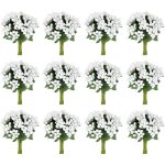 144pcs fleur artificielle d?�tamines pistils floral mini baies artificielles bouquet de fleurs avec tige ...