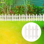 14pcs extérieur pvc blanc clôture jardin animaux de compagnie cage décorative 14pcs extérieur pvc blanc clôture jardin animaux de compagnie cage décorative
