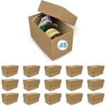 15 botes en carton kraft lgantes pour cadeaux 180x95x105 mm ? faciles  monter personnalisables pour ...