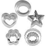 Emporte - pices - inox - lot de 15 - c?urs toiles cercles fleurs - 3 tailles - lave - vaisselle compatible ...