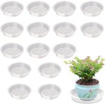 15 pi�ces soucoupe pour pot fleur soucoupe plante plastique ronde soucoupe plastique coupelle pot de ...