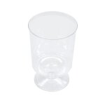 15 verres  pied verrines 10cl transparent