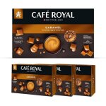 150 capsules de caf compatibles nespresso pro - saveur caramel - dosettes by caf royal