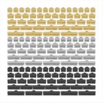 150 embouts de en fer avec pinces attaches sertissages - bracelet marque - page cuir embouts en daim ...