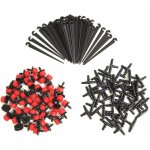 150pcs goutteurs r�glables + t�s + piquets pour tube goutte - � - goutte kit syst�me dirrigation micro ...