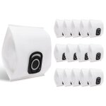 15pcs sacs hygine + zr200520 zr200720 zr200920 compatibles avec rowenta tefal moulinex silence forcegreen ...