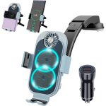 15w chargeur sans fil voiture support de tlphone double bobine qi chargeur induction voiture avec rapid ...