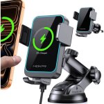 Support t�l�phone voiture - diane confort - ys52 - chargeur induction 15w - serrage automatique - rotation ...