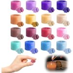 16 couleurs x 5 g de cire de bougie - colorant pour la fabrication de bougies - colorant pour enfants ...