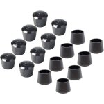 16 paquet embouts de protection de chaise embout pied de chaise caoutchouc pied de chaise protection ...