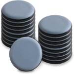 16 patins glissants ptfe t�flon pour meubles lourds et chaises ronds 30 mm auto adh�sifs protege pied ...