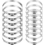 16 pcs collier de serrage pour soufflet de cardan collier soufflet cardan en acier inox universel colliers ...