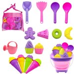 16 pcs set de jouets de plage pour enfants seau pliante avec thème glace jouets de plage sécurisés 16 pcs set de jouets de plage pour enfants seau pliante avec thème glace jouets de plage sécurisés