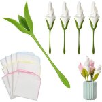 16 pices porte - serviette fleur rose outil de dcoration avec 18 serviettes de gaze pzcc