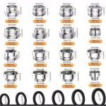 16 pi�ces adaptateur robinet kit livr� avec 30 entretoises connecteur d?a�rateur et adaptateur pour robinet ...