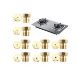 16 pi�ces gicleurs gaz kit multitailles (0. 5 - 1. 1mm) pour gaz butane propane filetage m6�0. 75 buses ...