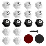 16 pi�ces roulettes pour meubles roulette charge lourde petite roue pivotante autocollantes roulement ...