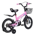 16 rose vlo denfant de 2  8 ans vlo avec panier frein  main et roues stabilisatrices pour filles ...