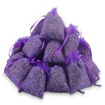 16 sachets de lavande parfum�s - sachet senteur pour armoire linge et placard label