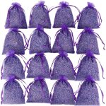 16 sachets de lavande s�ch�e fran�aise violette sac artisanal - sachets de lavande de mariage sachets ...