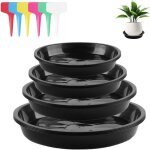 16 soucoupes pour pots de fleurs coupelle pot de fleur soucoupe pot fleur couleur:noir blanc rouge rose ...