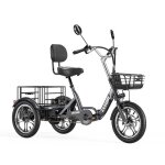 16 tricycle �lectrique v�lo �lectrique trois roues pliable v�lo tricycle �lectrique cargo assistance ...