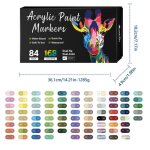 168 couleurs feutres acrylique coloriagefeutre peinture acrylique s�chage rapide & anti - taches non ...