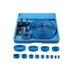 17 pcs kit scies cloches bi - métal en acier carbone 19 - 127mm scie cloche coffret pour plaques de plâtre ... 17 pcs kit scies cloches bi - métal en acier carbone 19 - 127mm scie cloche coffret pour plaques de plâtre ...