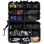 177pcs kits accessoires p�che crochets bouchons videur paillettes avec bo�te aw57937